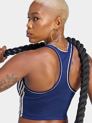 adidas Blue x Originals 3-Stripes Training Vest - Image 5 of 6