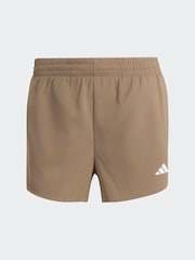 adidas Khaki Green Workout Essentials 2In1 Shorts - Image 1 of 1