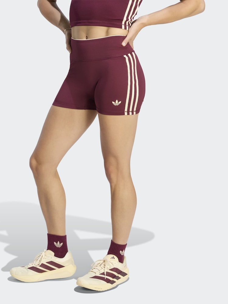 adidas Originals Maroon Red Training Sport Superstar Shorts - Image 1 of 7 adidas Originals Maroon Red Training Sport Superstar Shorts - Image 1 of 7