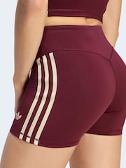 adidas Originals Maroon Red Training Sport Superstar Shorts - Image 5 of 7