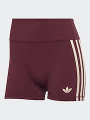 adidas Originals Maroon Red Training Sport Superstar Shorts - Image 7 of 7