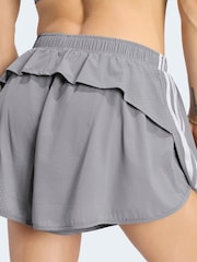adidas Originals Grey Sports Ruffle Training Shorts - Image 11 of 14