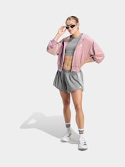 adidas Originals Grey Sports Ruffle Training Shorts - Image 9 of 14