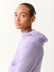 Фіолетовий - adidas adi365 Run Long Sleeve Top - Image 3 of 5