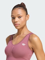 Czerwony - adidas originals Seamless Bralette - Obraz 3 z 5