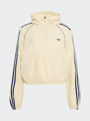 adidas Originals Cream Sport Cover-Up Sweat Top - Image 9 of 9