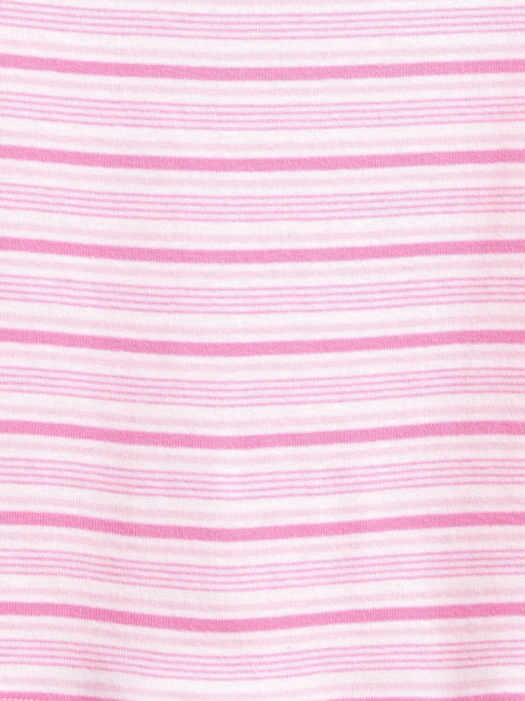 Gap Pink stripe Cap-Sleeve Fitted T-Shirt (4-13yrs) - Image 4 of 4 Gap Pink stripe Cap-Sleeve Fitted T-Shirt (4-13yrs) - Image 4 of 4