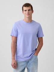 Gap Lilac Everyday Soft Crew Neck T-Shirt - Image 1 of 5