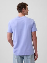 Gap Lilac Everyday Soft Crew Neck T-Shirt - Image 2 of 5