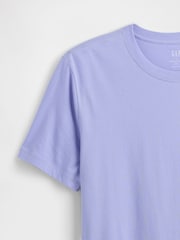 Gap Lilac Everyday Soft Crew Neck T-Shirt - Image 5 of 5