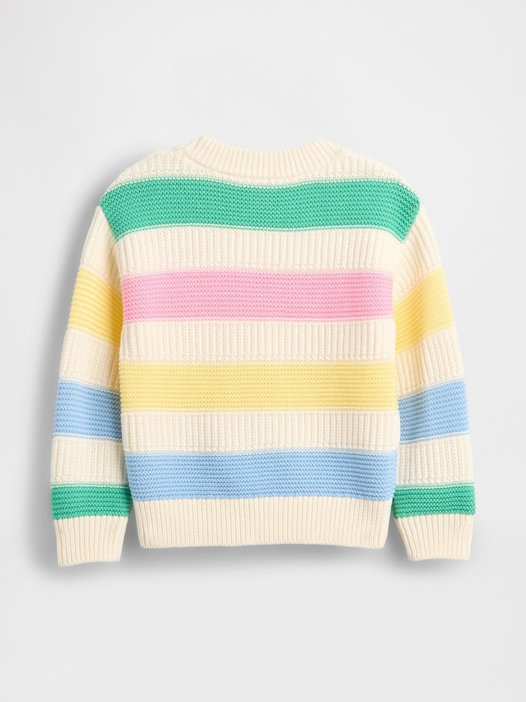 Gap Multi Stripe Crew Neck Jumper (6mths-5yrs) - Image 2 of 2