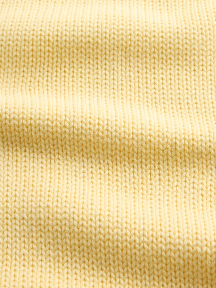 Gap Yellow Cotton Oversized Jumper - Image 4 of 4