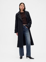 Gap Medium Indigo Mid Rise Rigid Relaxed Flare Jeans - Image 4 of 4