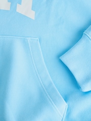 Gap Blue Oversized Logo French Terry Zip Hoodie - Image 5 of 5