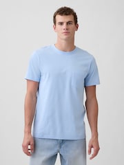Gap Blue Everyday Soft Pocket T-Shirt - Image 1 of 5
