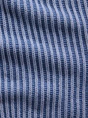 Bleu - Pull court à manches fuselées Gap - Image 4 de 4