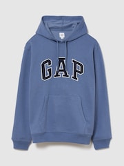 Gap Blue Relaxed Logo Hoodie - Image 1 of 3