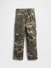 Gap Green Camo Easy Cargo Trousers (4-13yrs) - Image 4 of 5