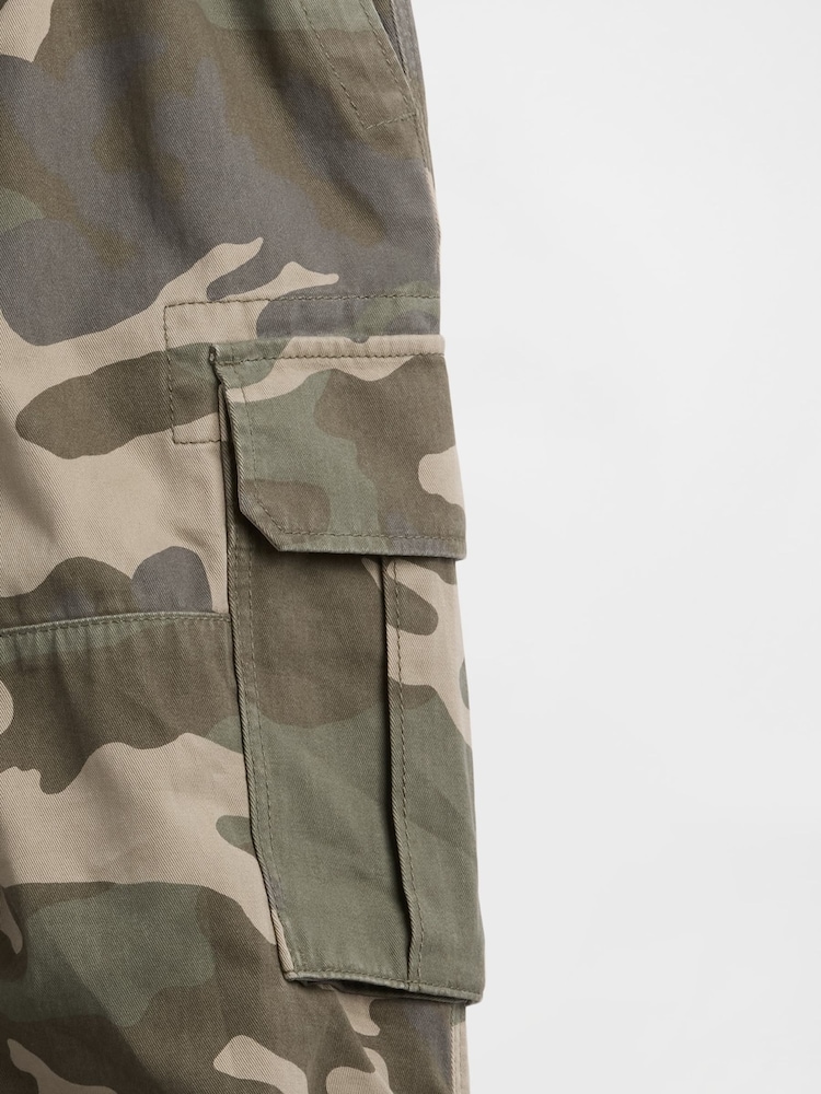 Gap Green Camo Easy Cargo Trousers (4-13yrs) - Image 5 of 5