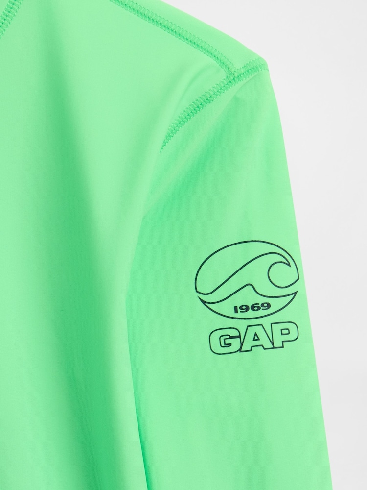 Gap Green Logo Swim Top (4-13yrs) (4-13yrs) - Image 3 of 3