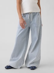 Blugi Gap cu talie joasă și croială largă (4-13ani) - Imaginea 1 din 6