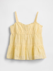 Gap Yellow Tiered Eyelet Vest (4-13yrs) - Image 4 of 5