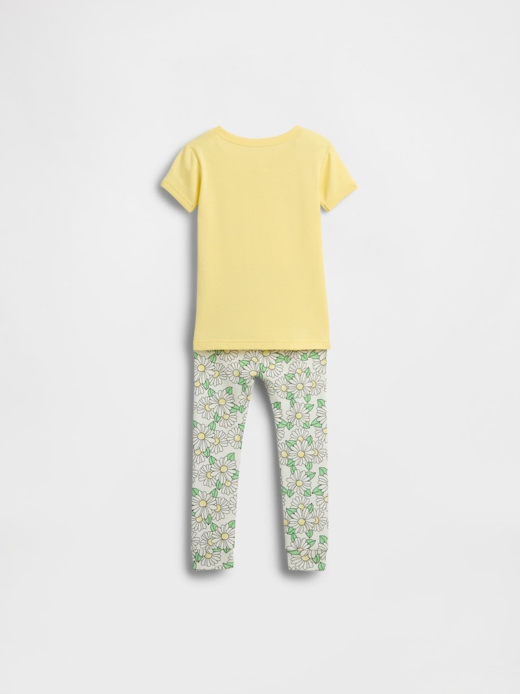 Gap Yellow Winnie The Pooh Brushed Cotton Pyjamas Set (6mths-5yrs) - Image 2 of 2 Gap Yellow Winnie The Pooh Brushed Cotton Pyjamas Set (6mths-5yrs) - Image 2 of 2