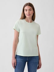 Gap Favourite Light Green Crew Neck T-Shirt - Image 1 of 5