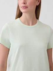 Gap Favourite Light Green Crew Neck T-Shirt - Image 4 of 5