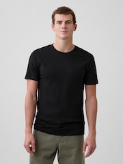 Gap Black Everyday Soft Pocke T-shirt - Image 1 of 5
