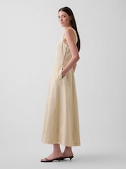 Gap Beige Scoop Neck Maxi Dress - Image 3 of 5
