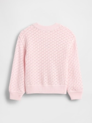 Gap Pink Crew Neck Jumper (6mths-5yrs) - Image 2 of 2