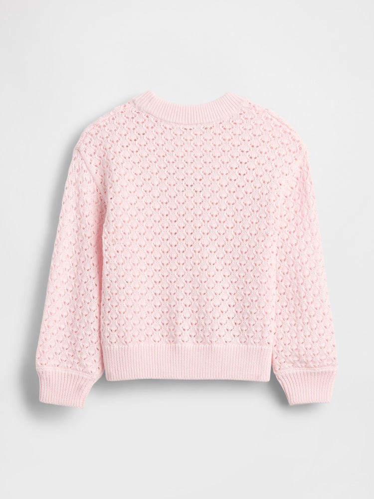 Gap Pink Crew Neck Jumper (6mths-5yrs) - Image 2 of 2