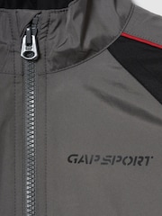 Gri - Gap Relaxed Colourblock Windbreaker (4-13yrs) - Imaginea 4 din 4