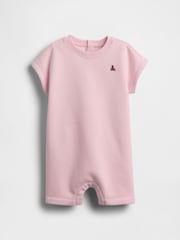 Gap Pink VintageSoft Short One-Piece (0-24mths) - Image 1 of 2