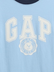 Gap Blue Logo Ringer T-Shirt (6mths-5yrs) - Image 3 of 3