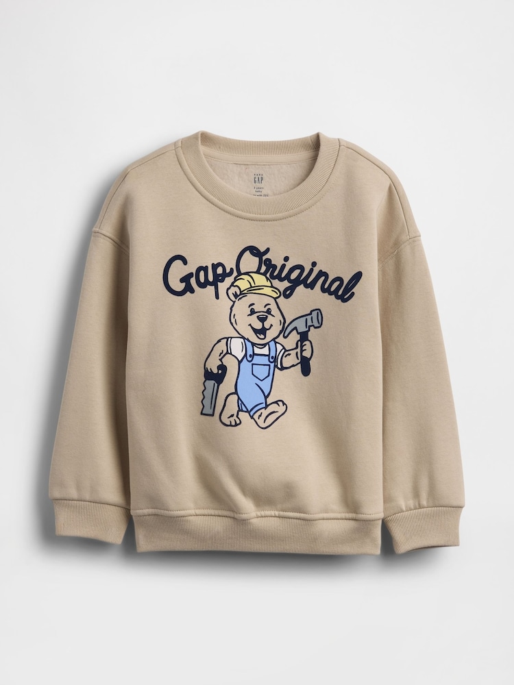 Gap Brown VintageSoft Graphic Sweatshirt (6mths-5yrs) (6mths-5yrs) - Image 1 of 2