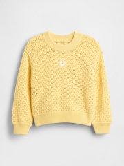 Gap Yellow Crew Neck Jumper (6mths-5yrs) - Image 1 of 2