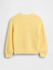 Gap Yellow Crew Neck Jumper (6mths-5yrs) - Image 2 of 2