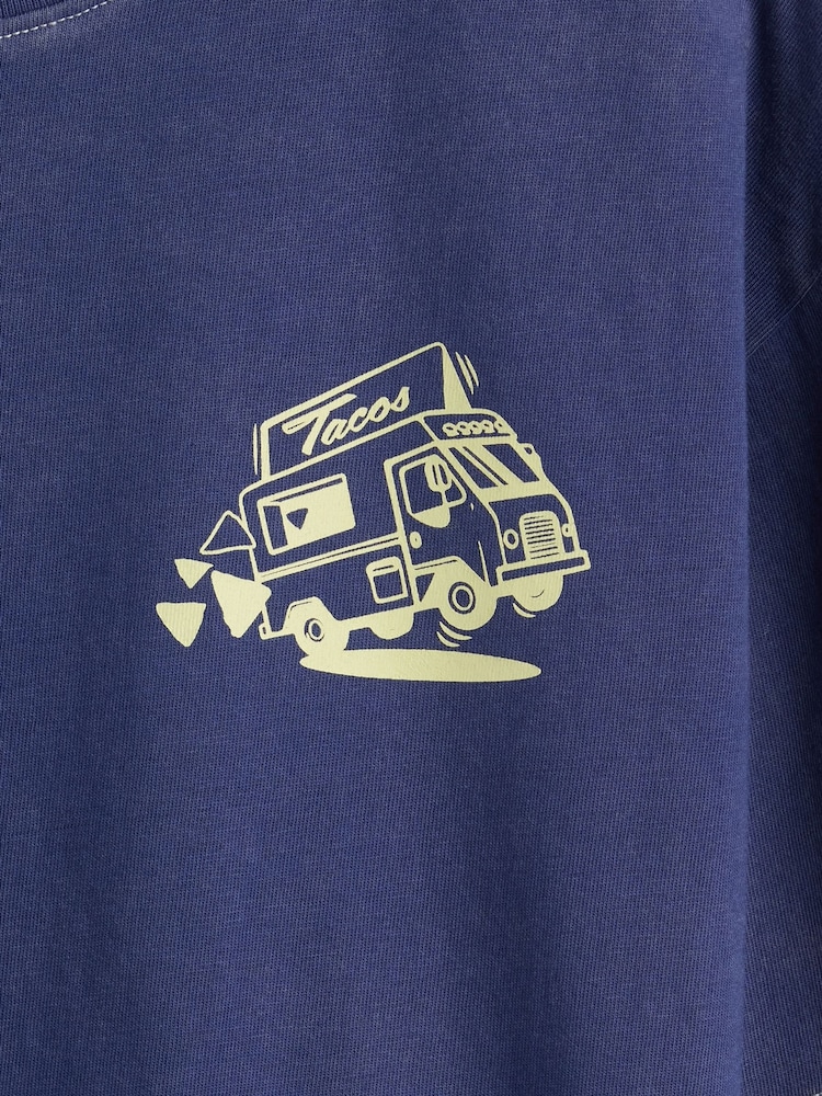 Tricou grafic Gap cu croi lejer (4-13ani) - Imaginea 3 din 3