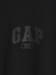 Gap Black Heavyweight Relaxed 1969 Logo Boxy T-Shirt - Image 4 of 4