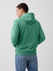Gap Green Relaxed Mini-Logo Hoodie - Image 2 of 4