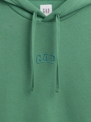 Gap Green Relaxed Mini-Logo Hoodie - Image 4 of 4