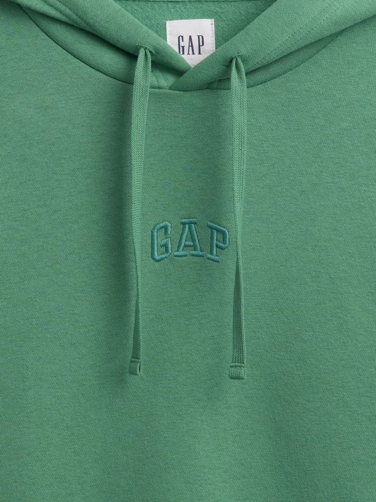 Gap Green Relaxed Mini-Logo Hoodie - Image 4 of 4