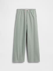 Gap Green Relaxed Wide-Leg Trousers (4-13yrs) (4-13yrs) - Image 1 of 2