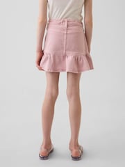 Gap Pink Denim Ruffle Skirt (5-13yrs) - Image 2 of 4