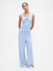 Gap Blue Logo Ribbed Vest - Image 3 of 5