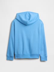 Gap Blue Relaxed Logo Zip Hoodie (4-13yrs) - Image 9 of 10