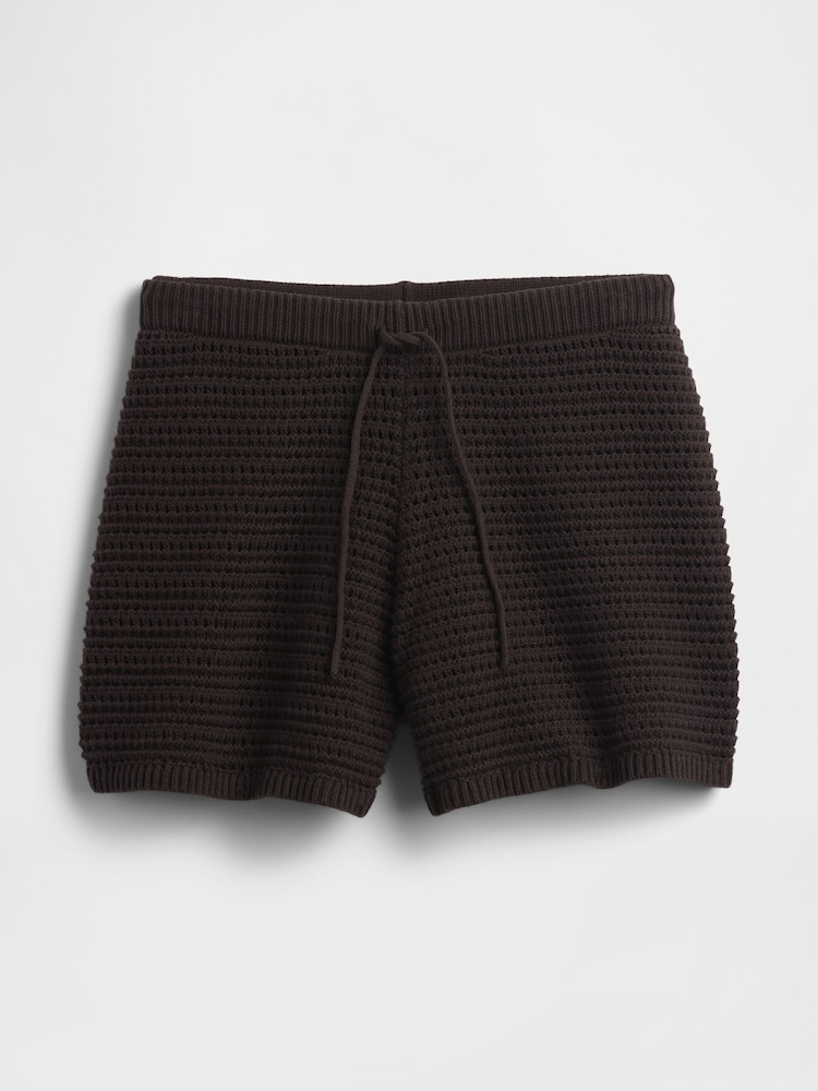 Gap Brown Crochet Easy Shorts - Image 5 of 5