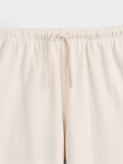 Gap Cream Relaxed Wide-Leg Trousers (4-13yrs) (4-13yrs) - Image 2 of 2